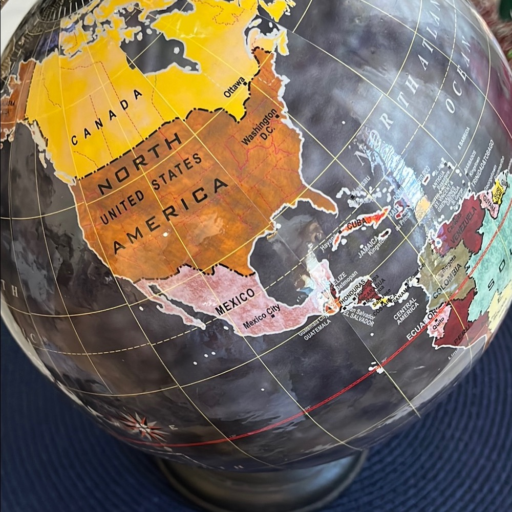 Colorful World Globe